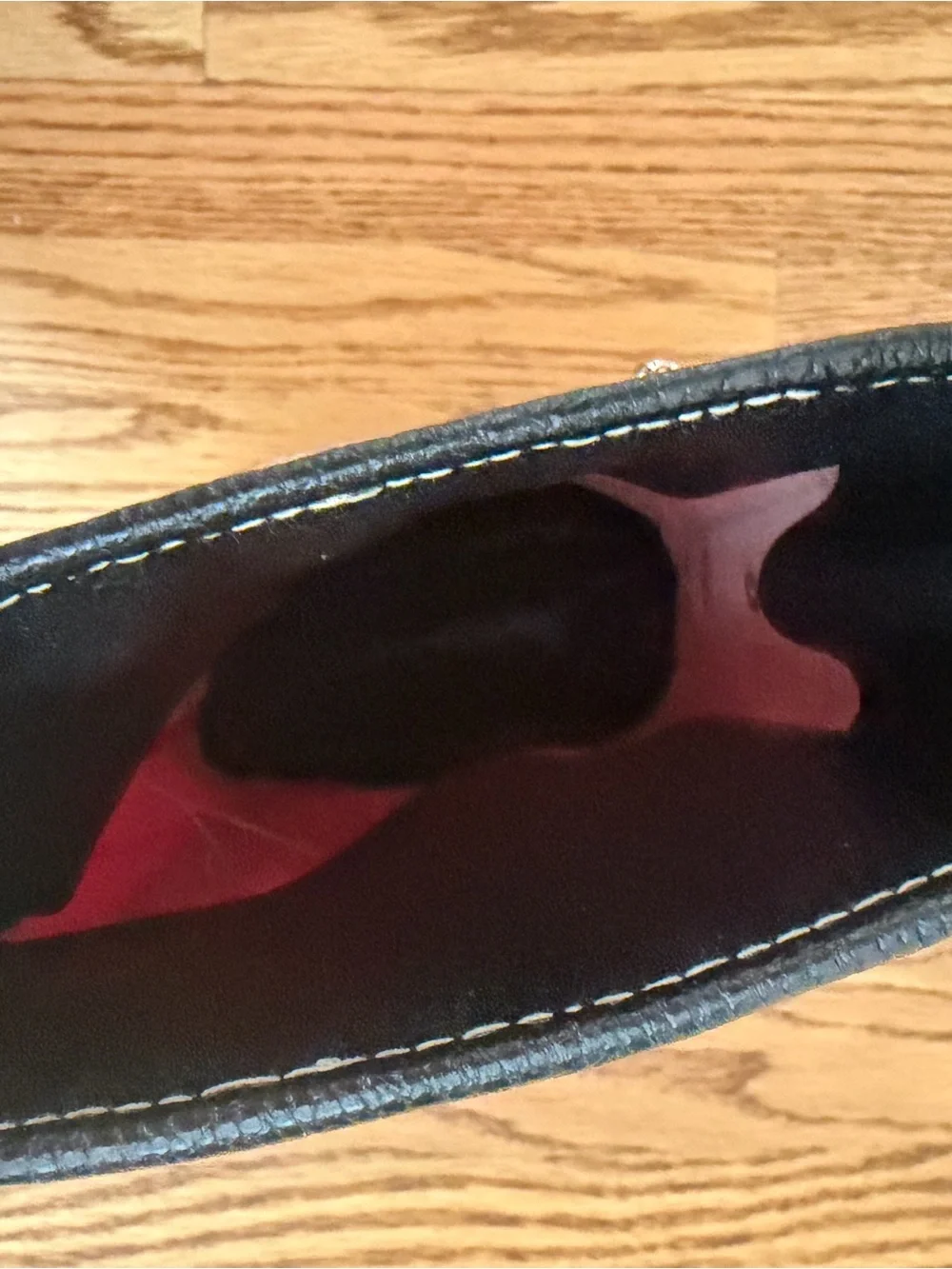 Men's Red and Black Messenger Sling Bag